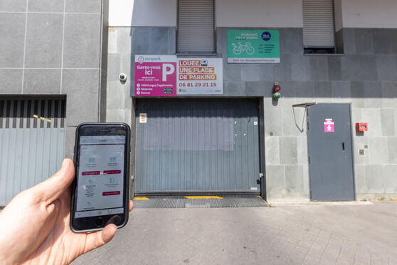 Vignette parking Porte d'Asnières - Jardin Claire Motte - Paris
