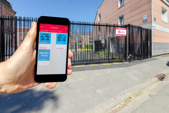 Vignette parking Parc Lardemer - rue Eugène Delacroix - Lille