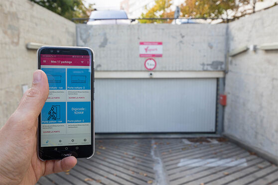 Vignette parking Métro Les Courtilles - boulevard Beaumarchais - Gennevilliers