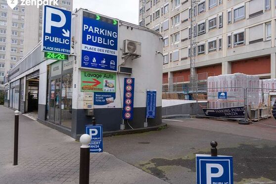 Vignette parking Paris - place des Fêtes - Télégraphe