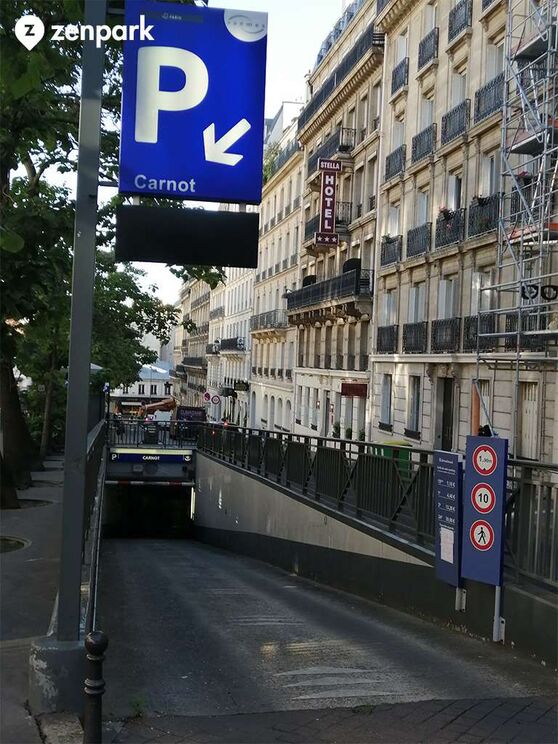 Vignette parking Paris - avenue Carnot - SAEMES