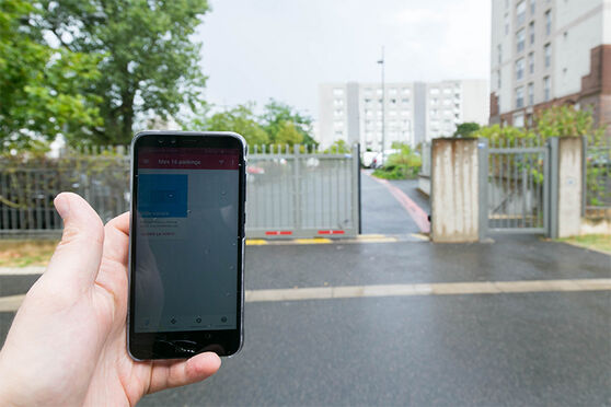 Vignette parking Abbaye Royale - Dammarie les Lys (aérien)
