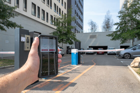 Vignette parking Groupama Stadium - Hotel Kopster - Lyon - Décines