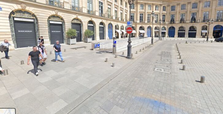 Vignette parking Gagosian - place Vendôme - Paris 1