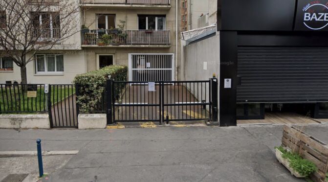 Vignette parking Métro Hoche - rue Auger - Pantin