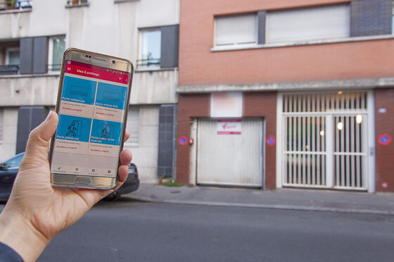 Vignette parking Evariste Galois - Paris 20
