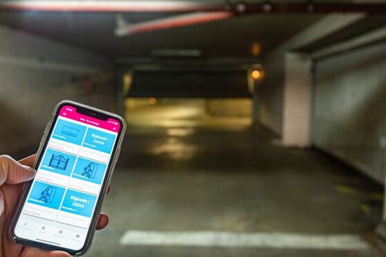 Vignette parking Métro République - Villeurbanne - rue Descartes