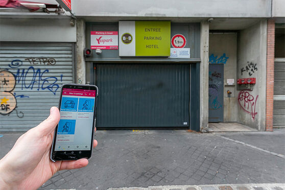 Vignette parking Métro Aubervilliers-Pantin Quatre Chemins - rue Henri Barbusse