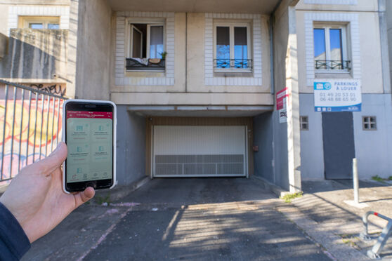 Vignette parking Métro Croix de Chavaux - rue Douy Delcupe - Montreuil
