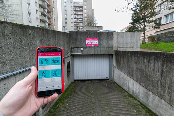 Vignette parking Eglise - rue Pagnère - Saint Ouen l'Aumône