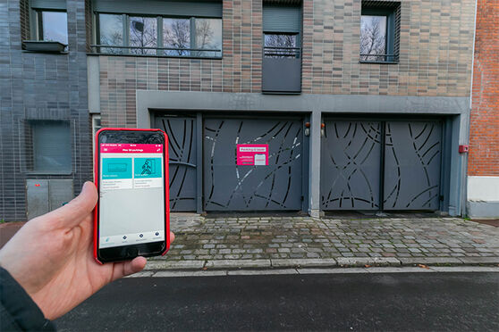 Vignette parking RER Gennevilliers - Parc des Sévines - rue Jules Dumien