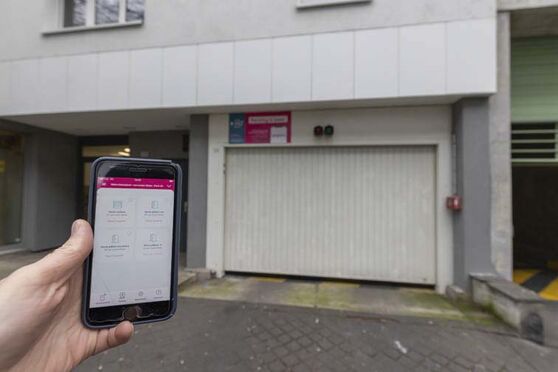 Vignette parking Métro Chevaleret - rue Louise Weiss - Paris 13