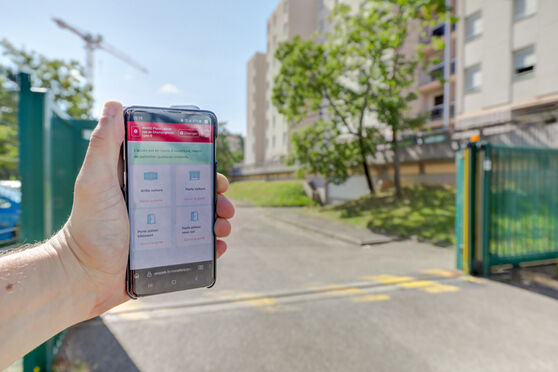 Vignette parking Place Lebret - rue de Champagneux - Lyon 8