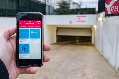 Parking RER Bussy Saint Georges - rue de la resistance