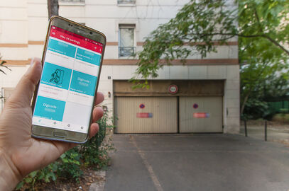 Parking Gare Courbevoie - rue de Bitche