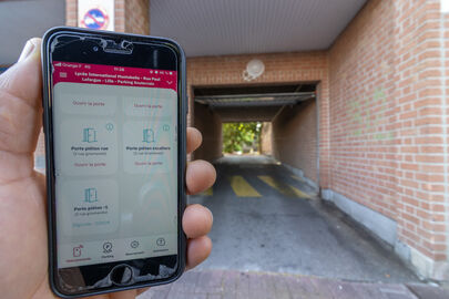 Parking Lycée International Montebello - rue Paul Lafargue - Lille