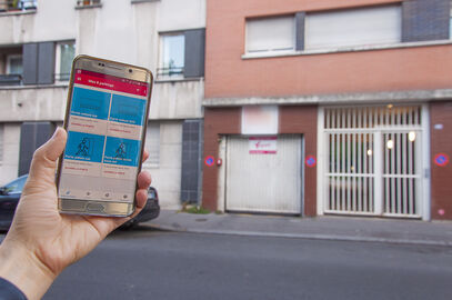 Parking Evariste Galois - Paris 20