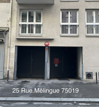 Parking 6 Square Bolivar - 25 rue Melingue - Paris 19