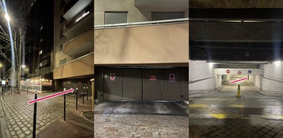 Parking Victor Hugo - rue de Bezons - Courbevoie