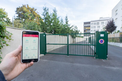 Parking Tramway Hôtel de Ville de la Courneuve - rue de la Convention