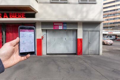 Parking Relais des Chaufourniers - boulevard de la Villette - Paris 19
